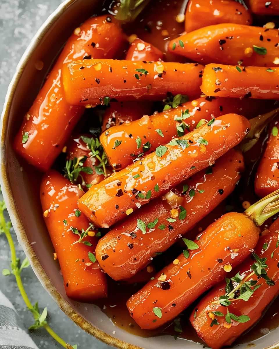 Honey-Glazed Carrots with Reduced Sweetener