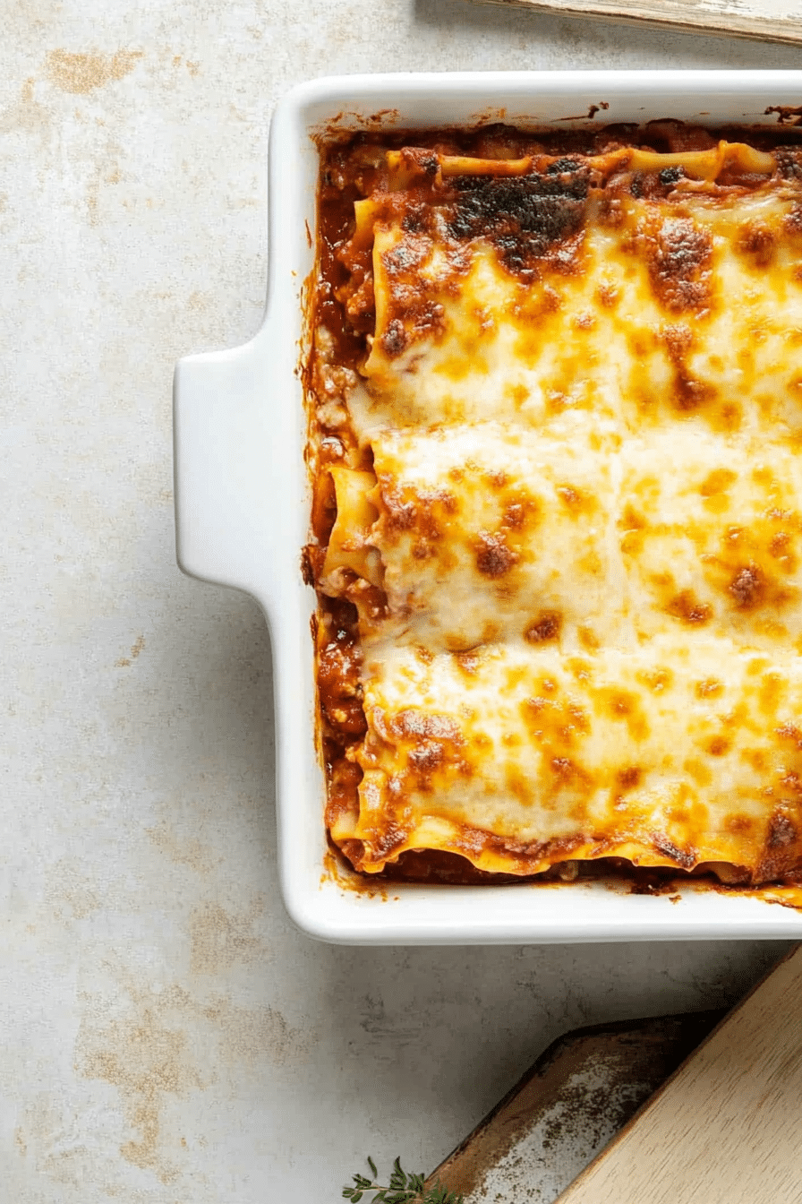 Authentic Italian Lasagna Layers