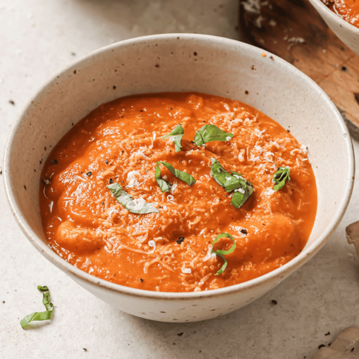 Tomato-Carrot Roasted Vegetable Soup