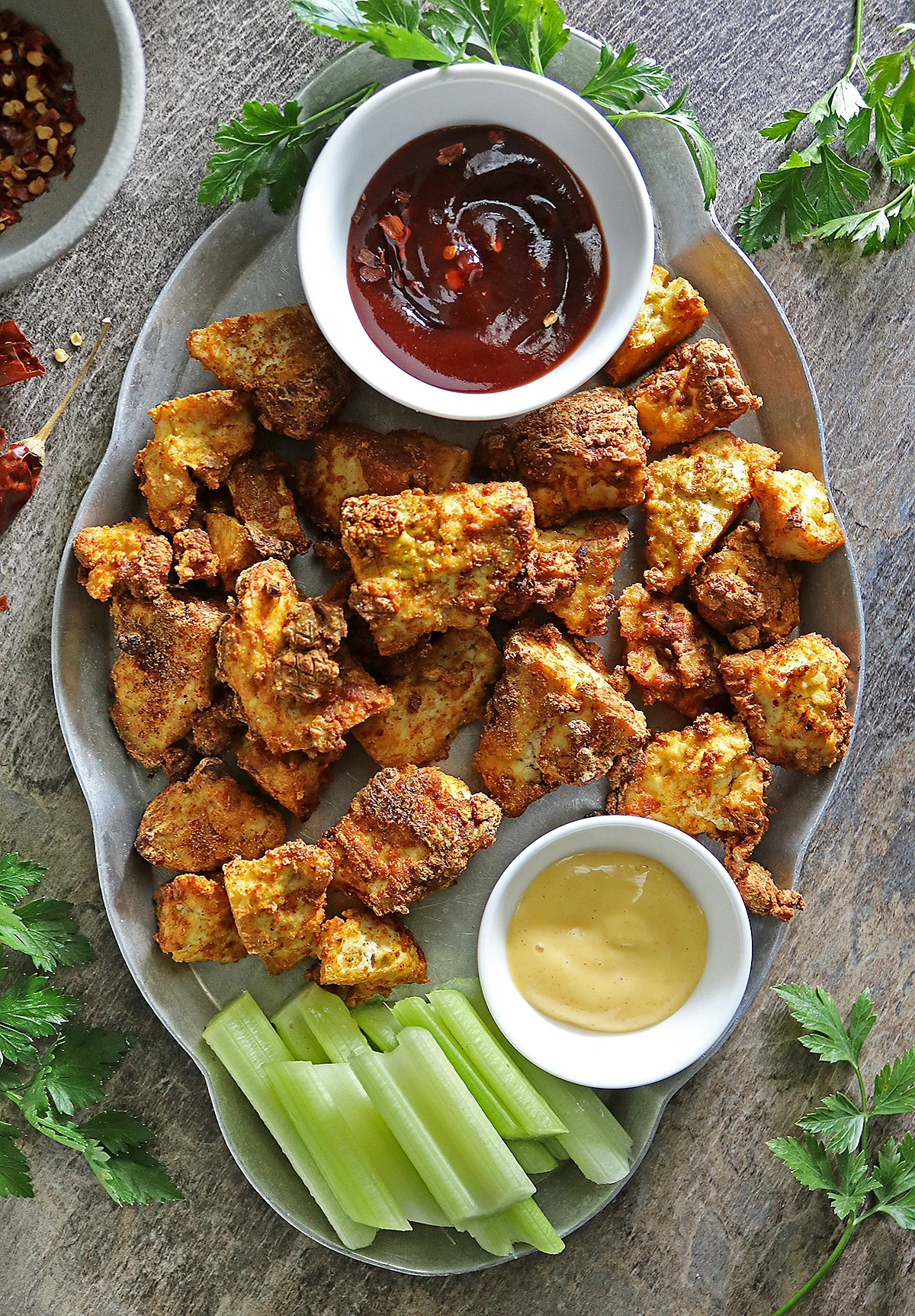 Air-Fried Tofu