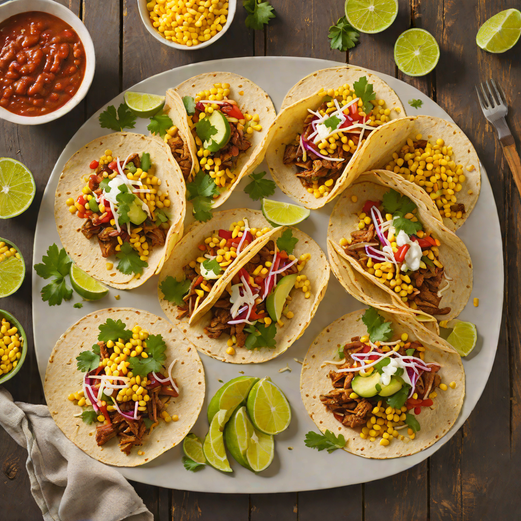 Slow-Cooked Pork Tacos with Corn Tortillas