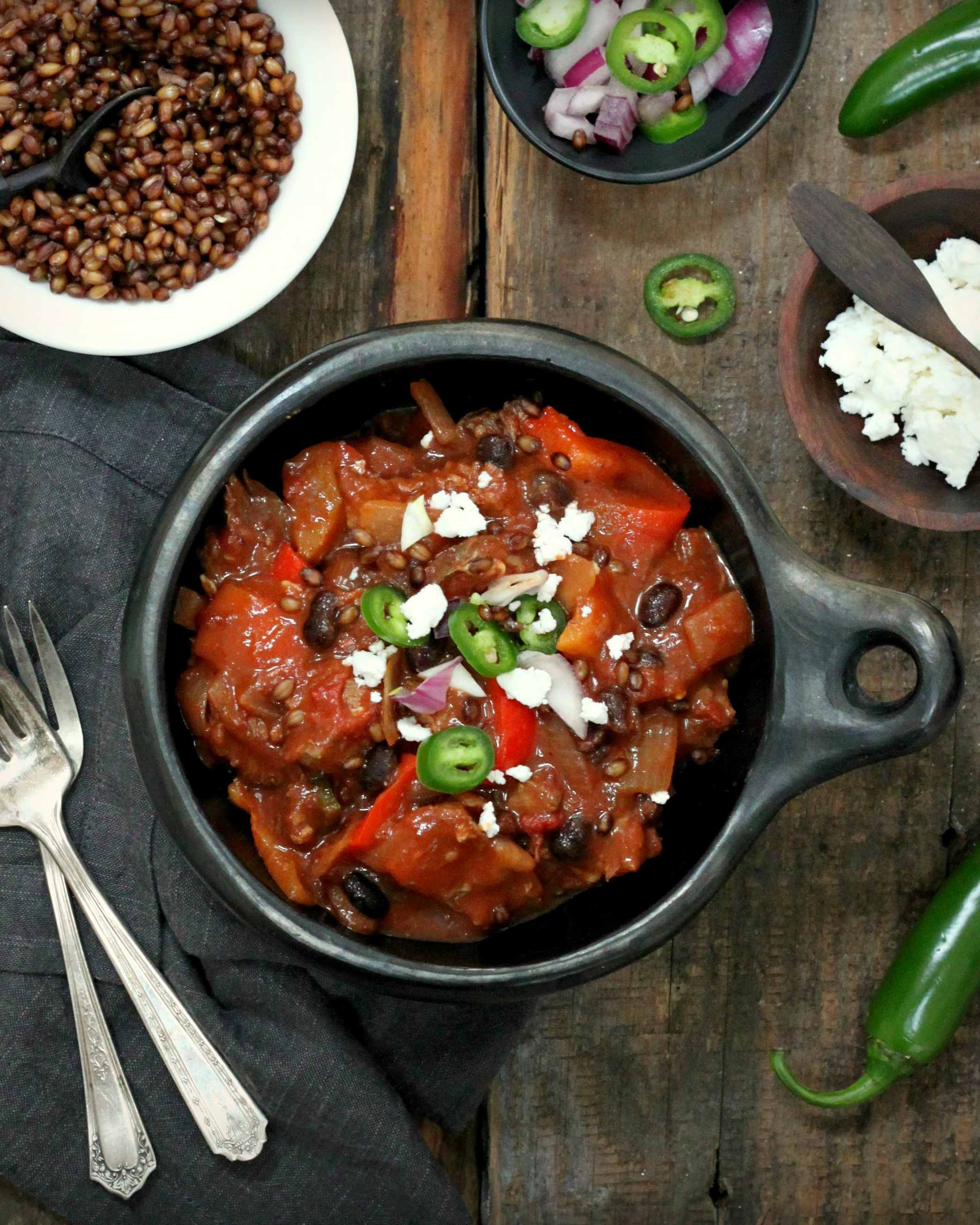 Texas-Style Beef and Black Bean Chili