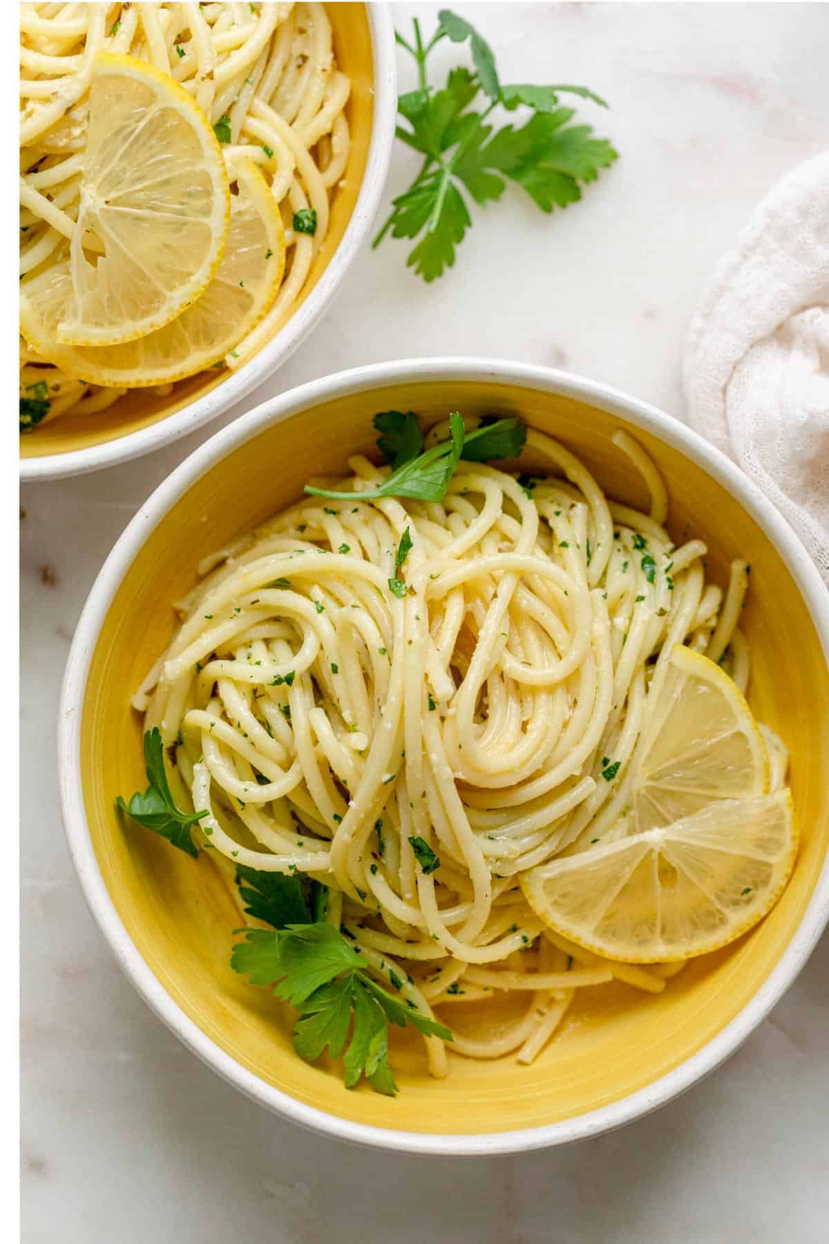 One-Pan Lemon Pasta with Cherry Tomatoes