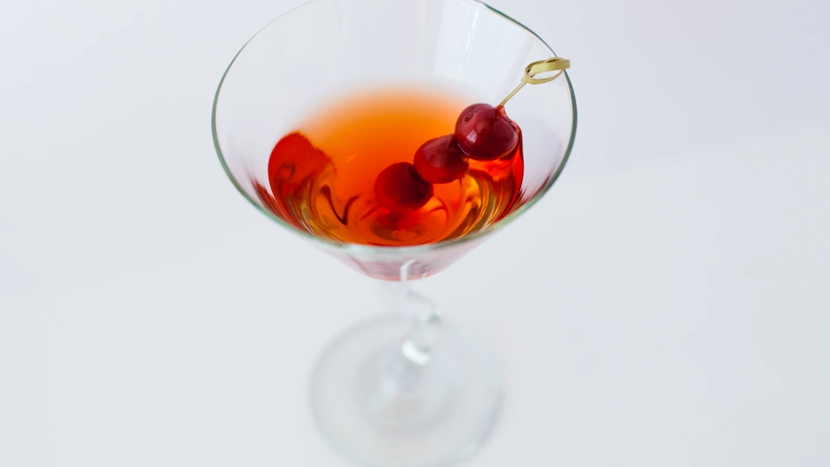 Stirred Bourbon Manhattan with Maple and Orange Bitters