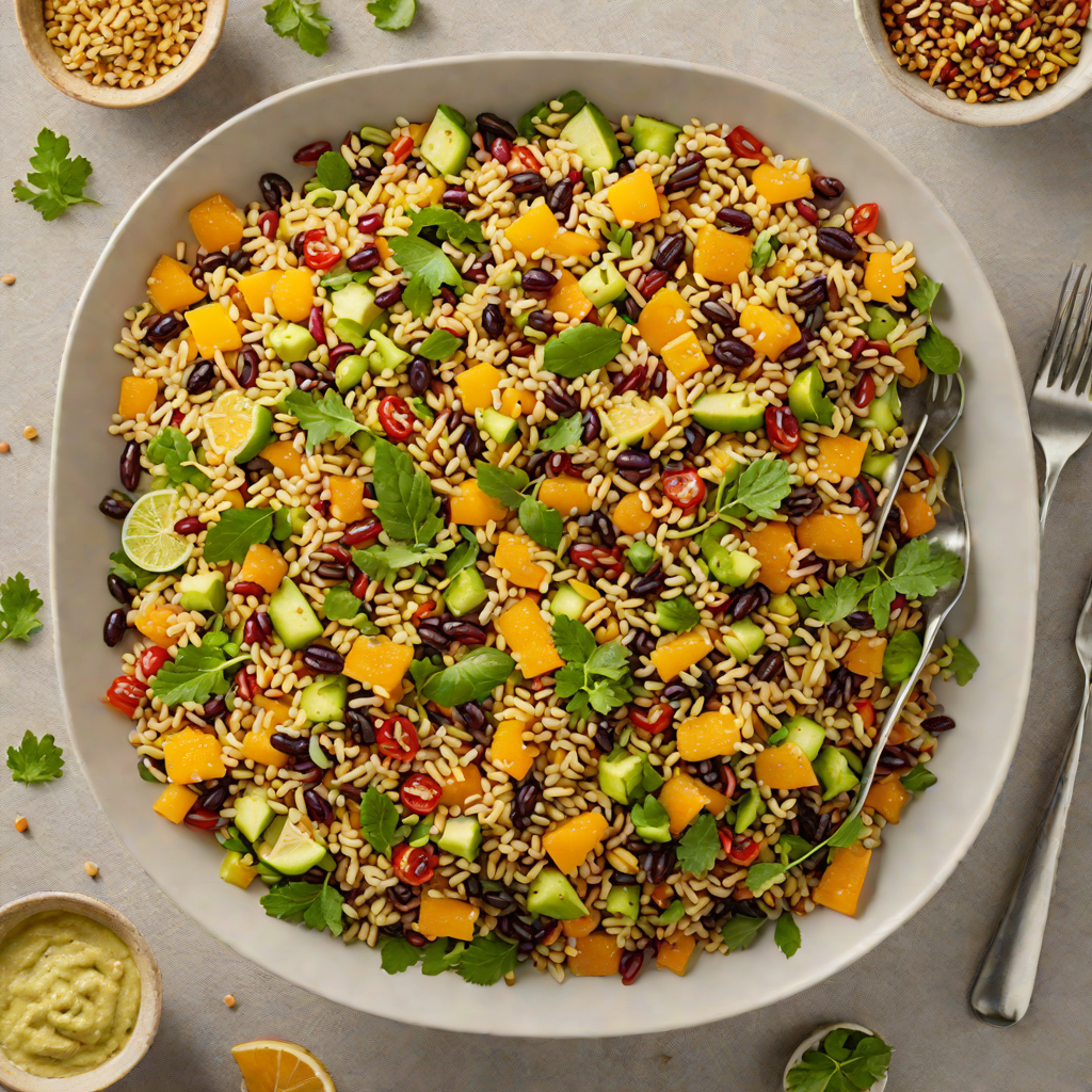 Colorful Quinoa Salad with Citrus Vinaigrette