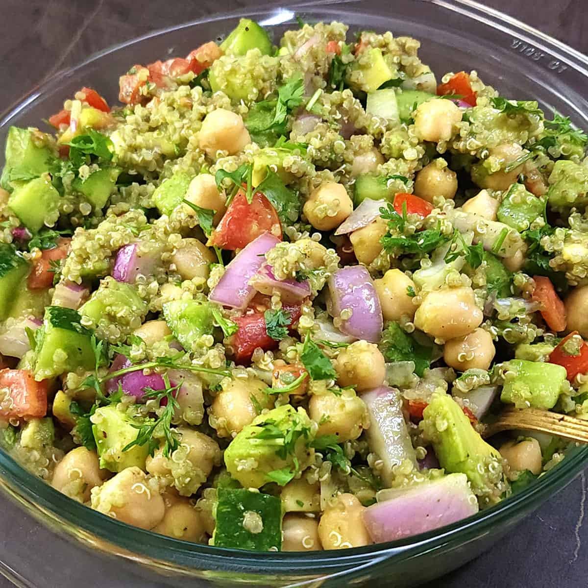 Two-Tone Chickpea & Quinoa Salad