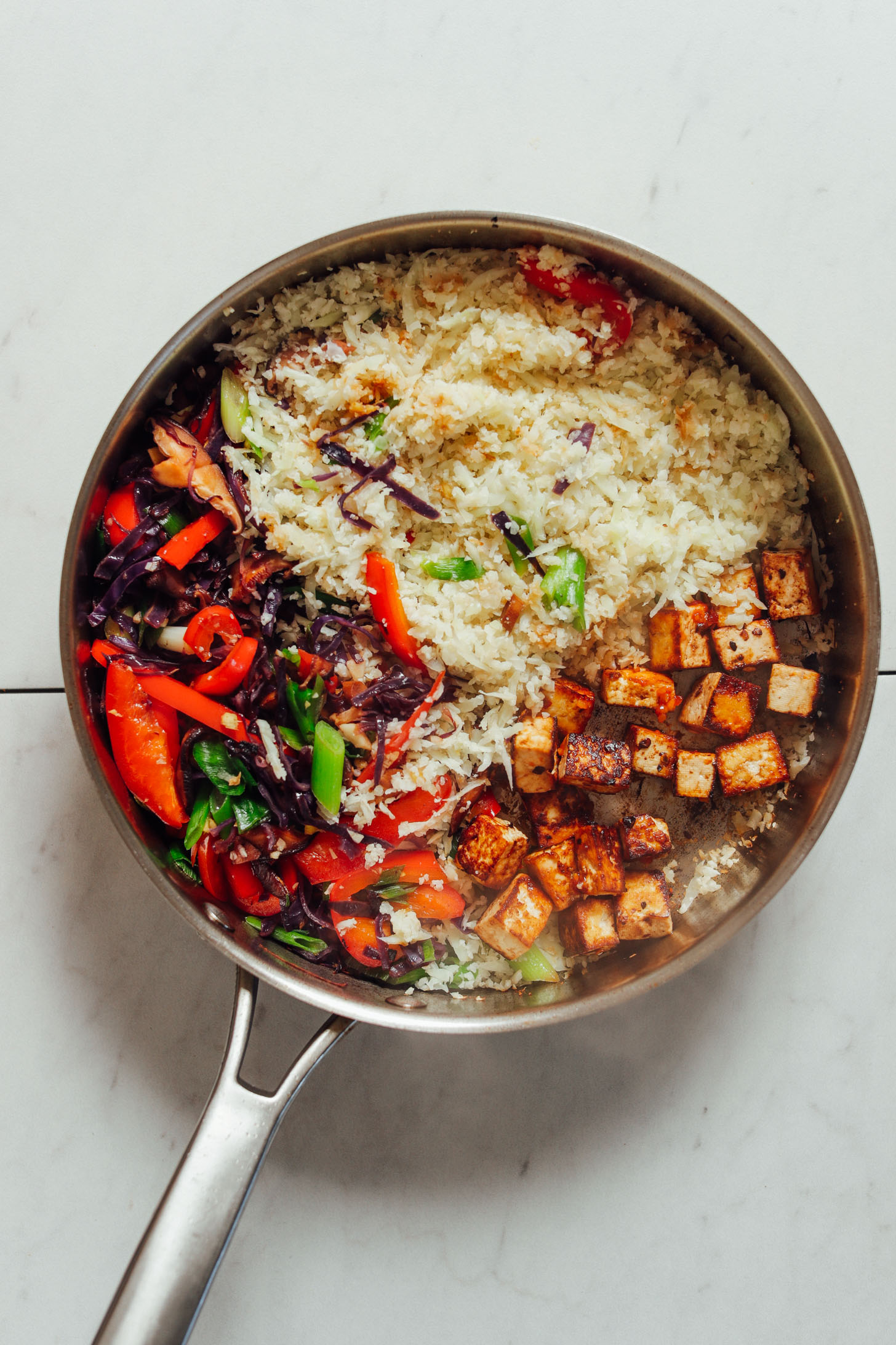 Taxiway Tofu Stir-Fry with Soy-Infused Rice
