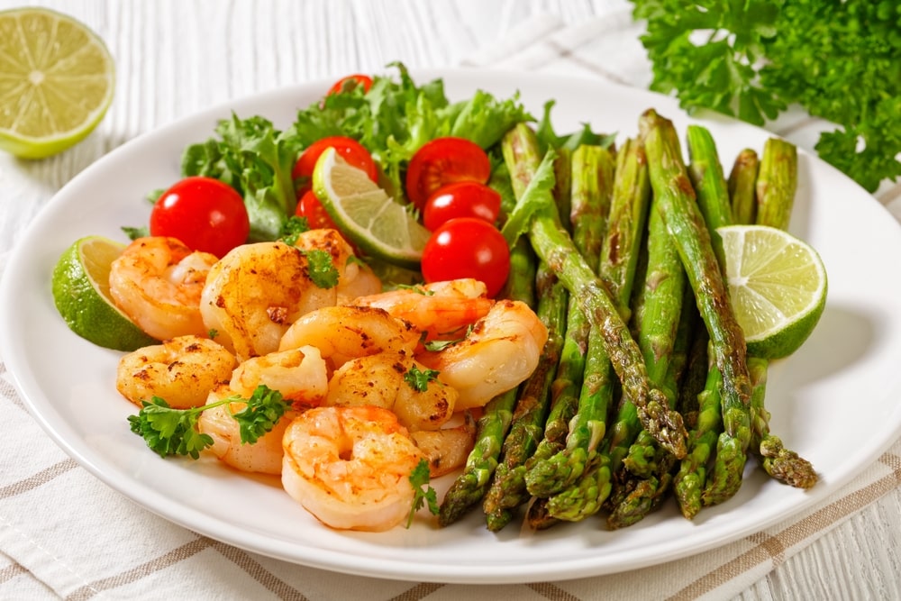 One-Pan Shrimp and Asparagus