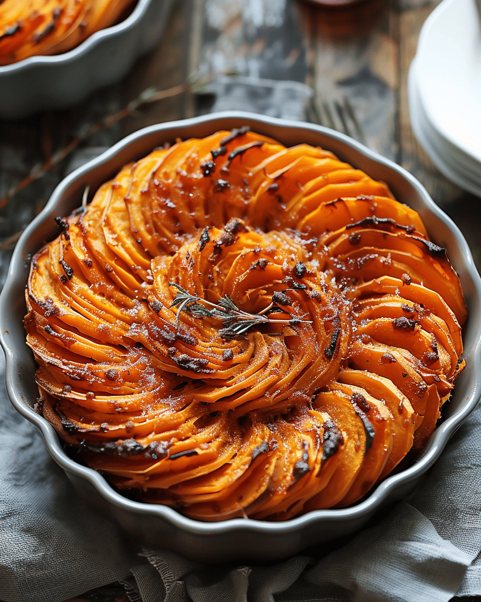 Thyme-Sweet Potato Ring Bake