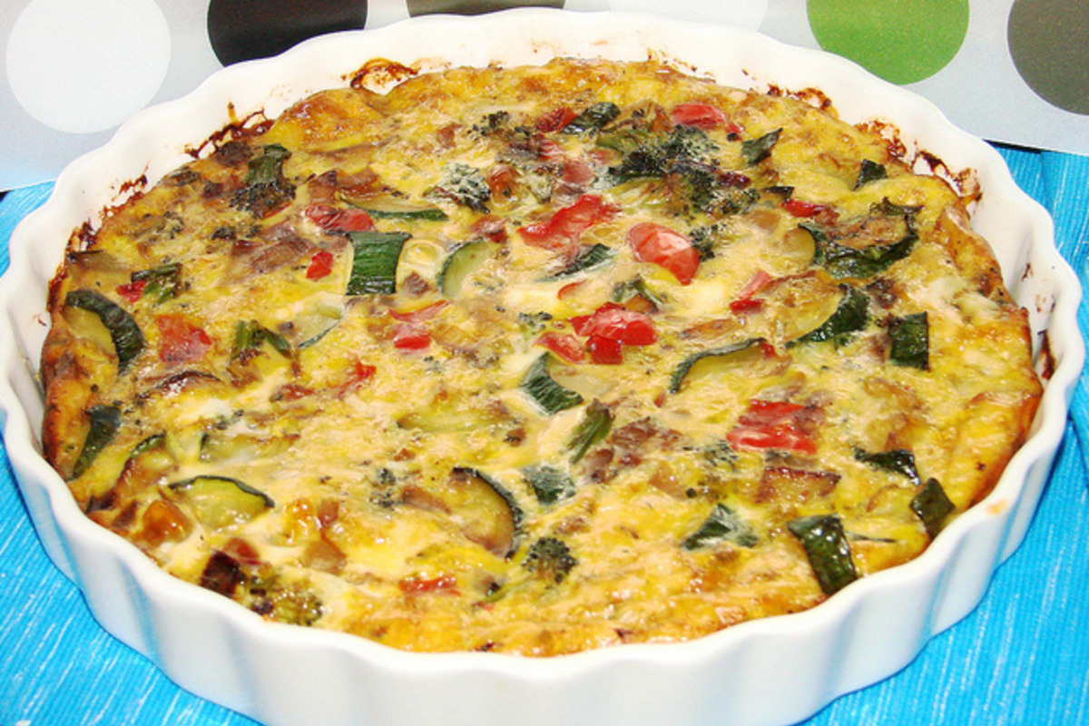 Parabolic Quiche with Herb-Infused Crust