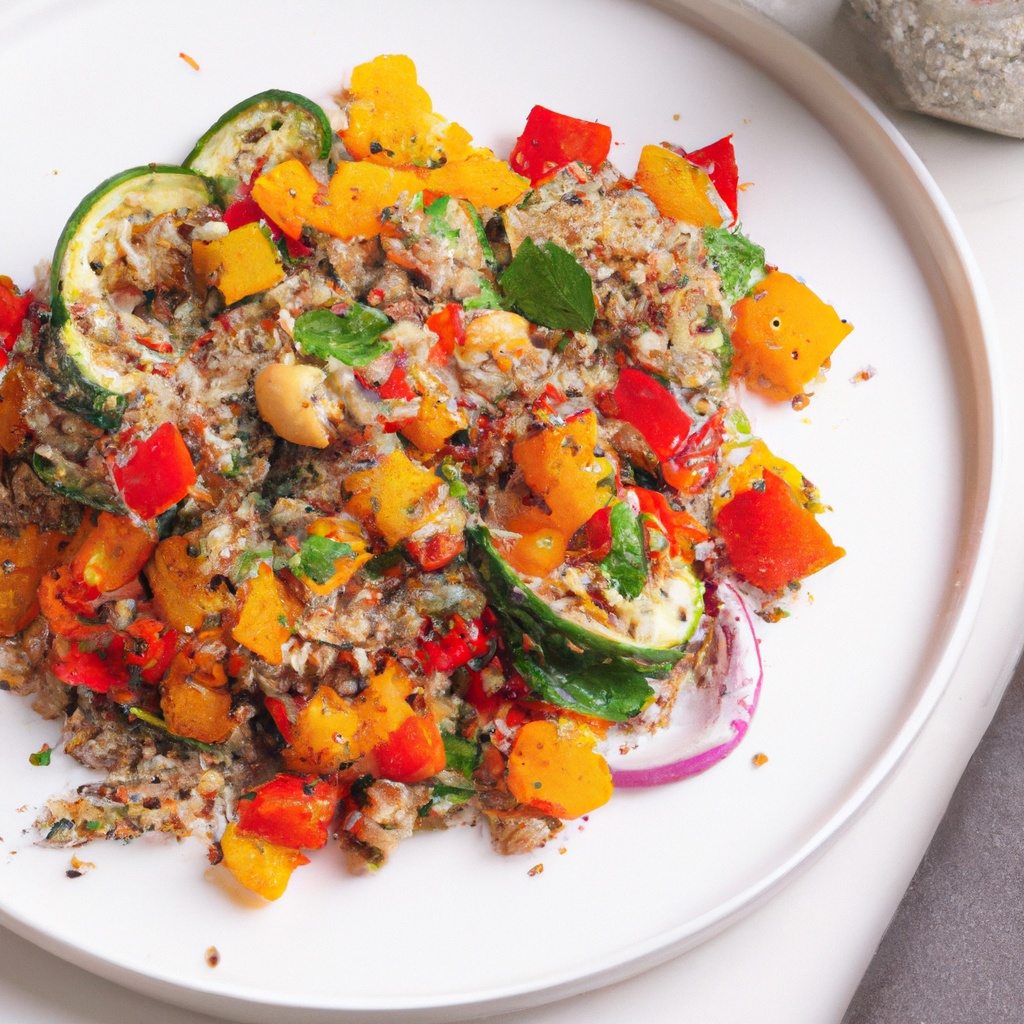 Renewal Quinoa Salad with Roasted Vegetables
