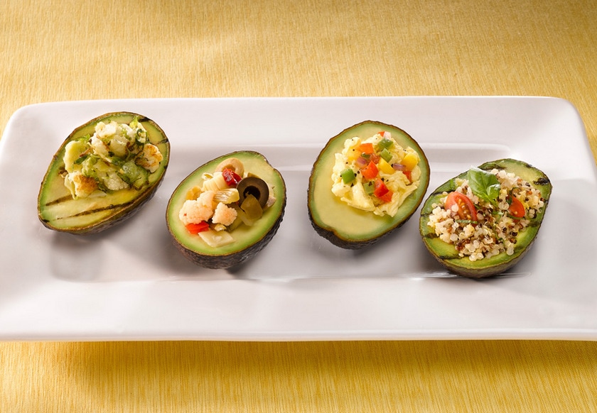 Avocado Scrambled Egg Chaffle