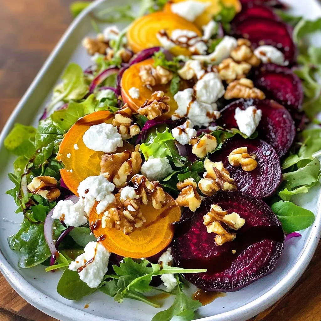Crisp-Baked Beet and Goat Cheese Salad