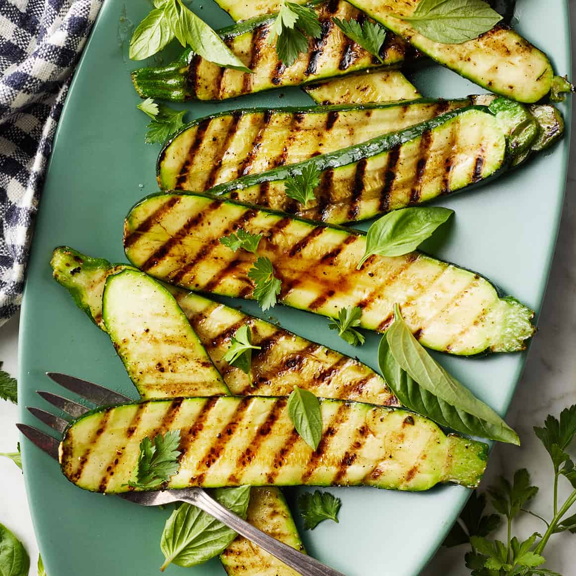 Smoky Fire-Roasted Tomato Grilled Zucchini