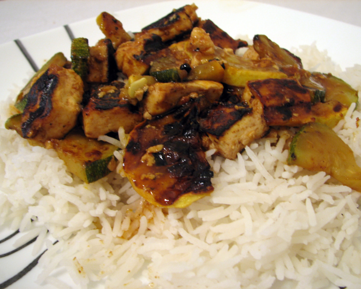 Pan-Fried Tofu with Teriyaki Glaze