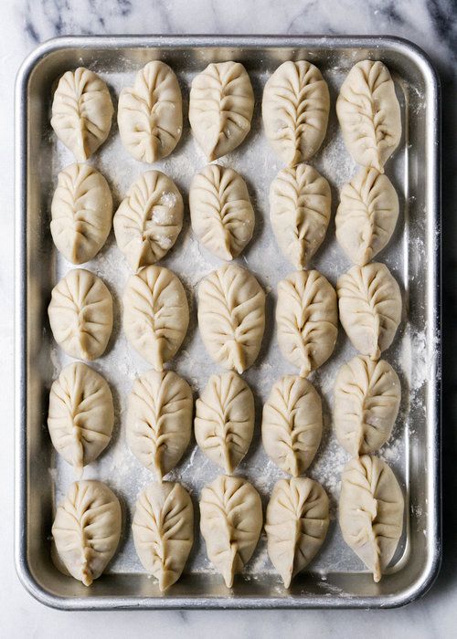 Steamed Lamb and Onion Dumplings with Cumin