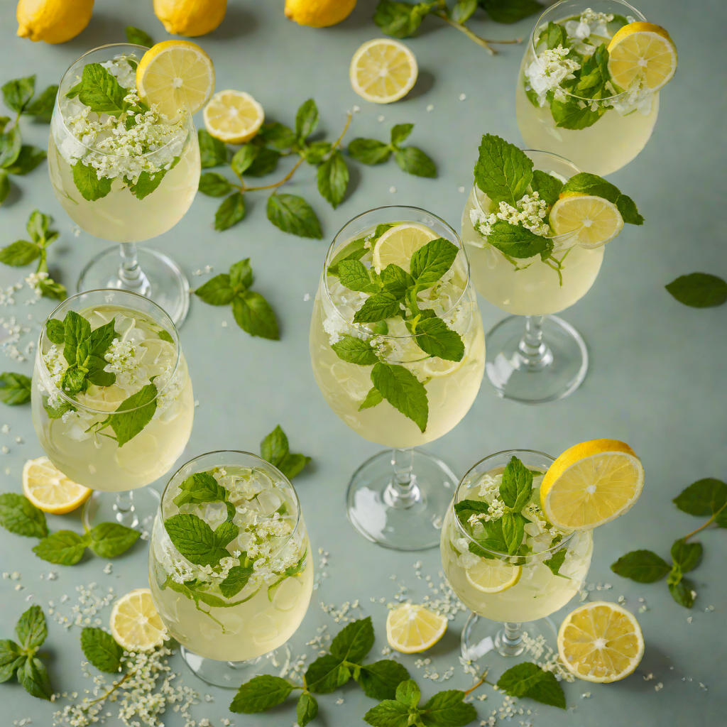 Elderflower Mint Prosecco Spritz