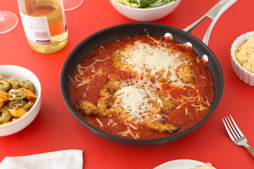 Herb-Roasted Chicken Parmesan Skillet