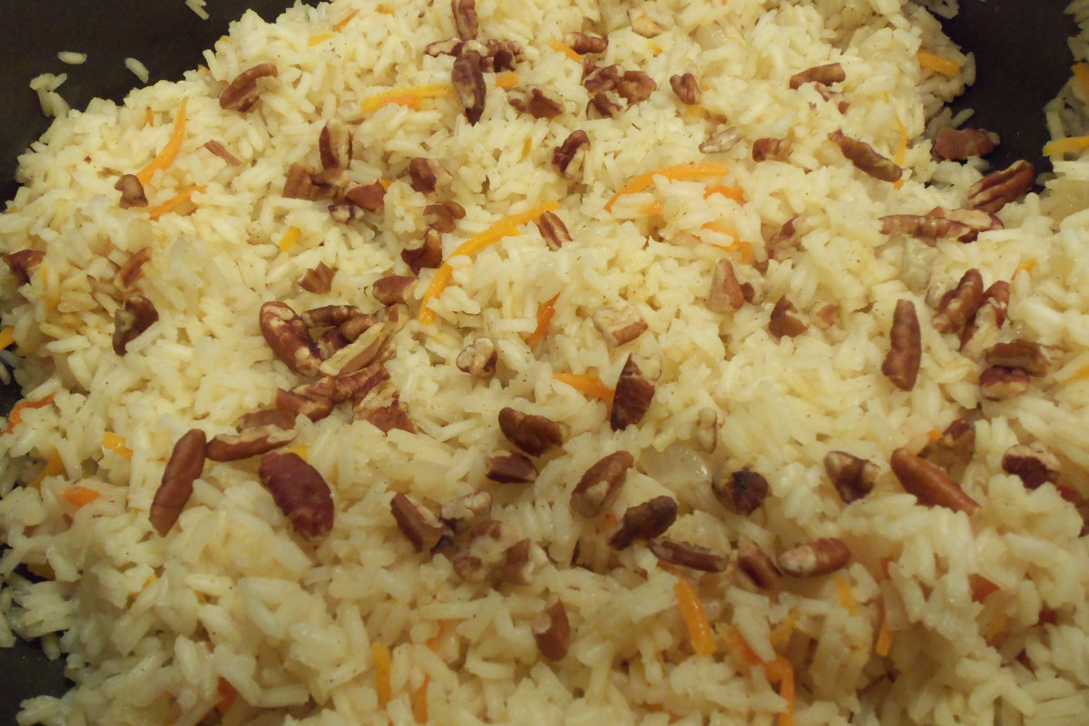 Texas Rice Pilaf with Pecans and Herbs