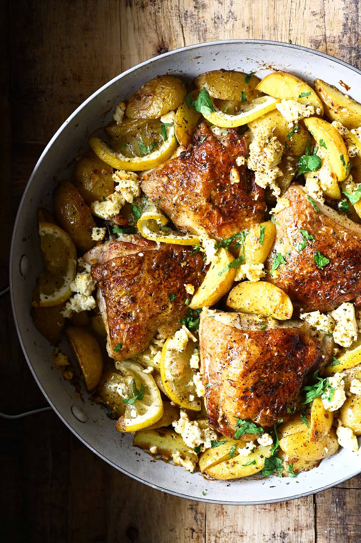 One-Pot Lemon Chicken with Potatoes and Carrots