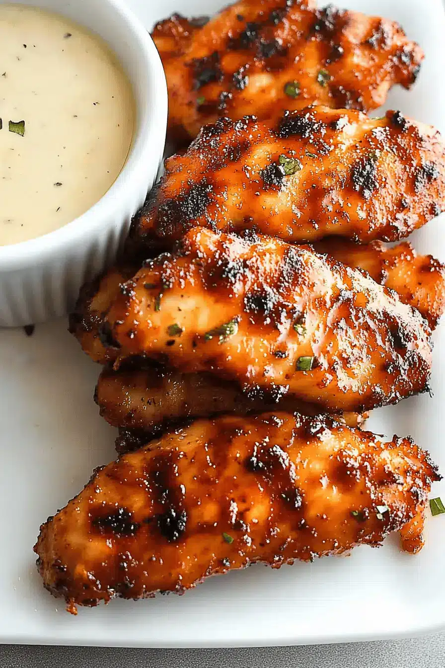 Air-Fried Chicken Tenders with Lemon and Dill Seasoning