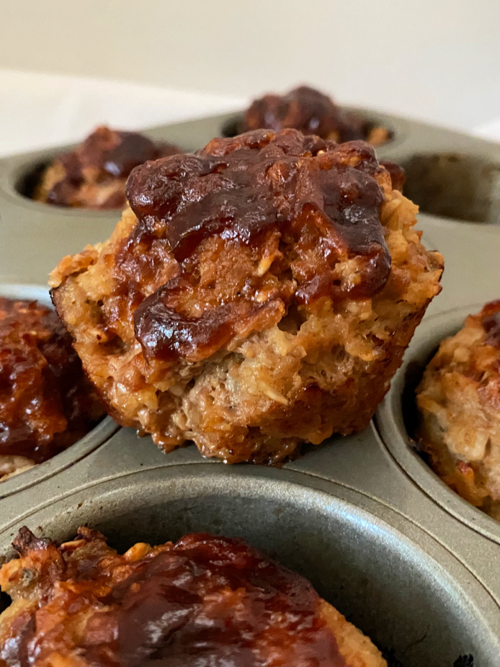 Everything Bagel-Encrusted Mini Meatloaves