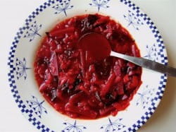 Vibrant Beetroot and Carrot Borscht