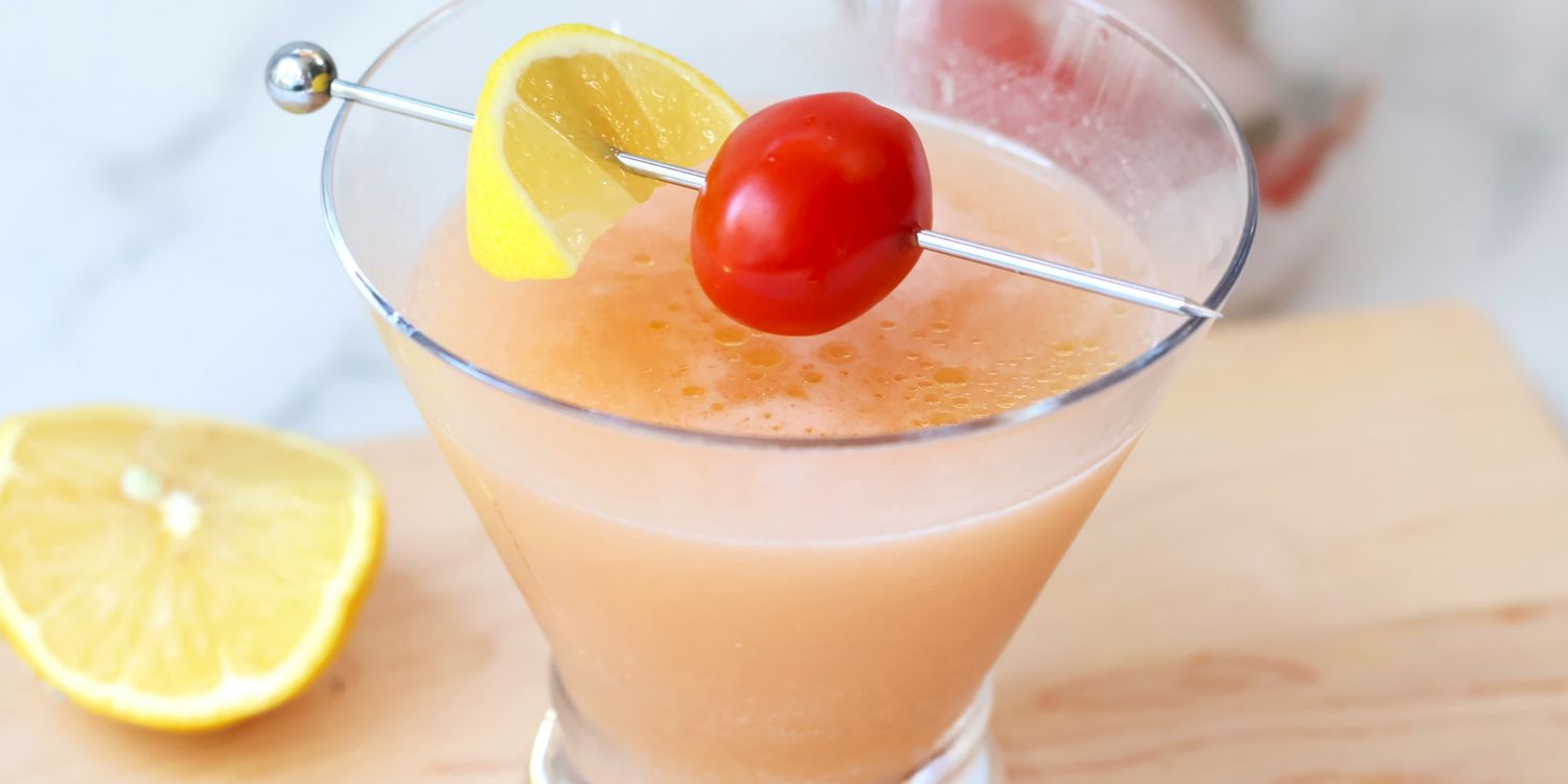 Spiced Tomato Basil Martini