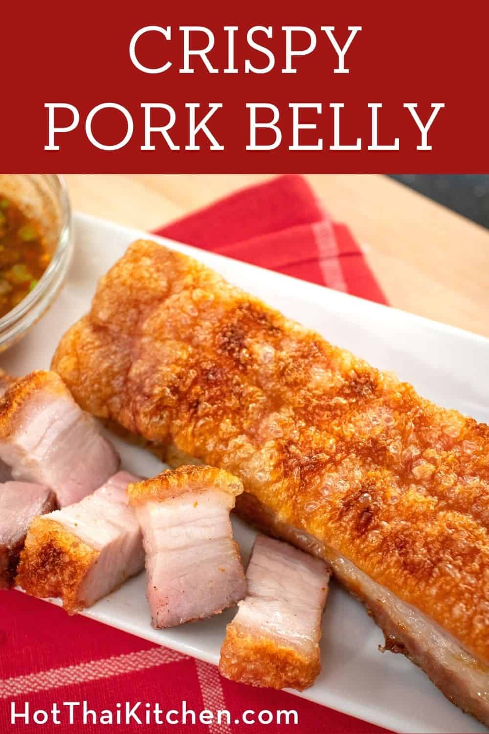 Half-Hour Crispy Pork Belly with Ginger