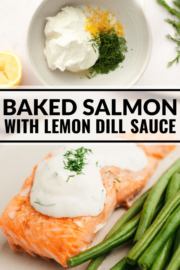 Herb-Infused Baked Salmon with Lemon-Dill Sauce