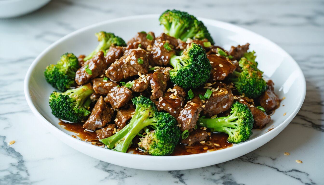 Air-Fried Beef Bites with Ginger-Soy Glaze