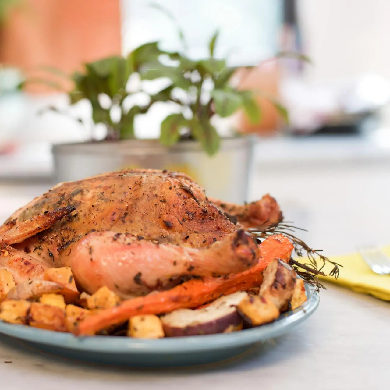 Rio Rancho Herb-Roasted Chicken with Root Vegetables