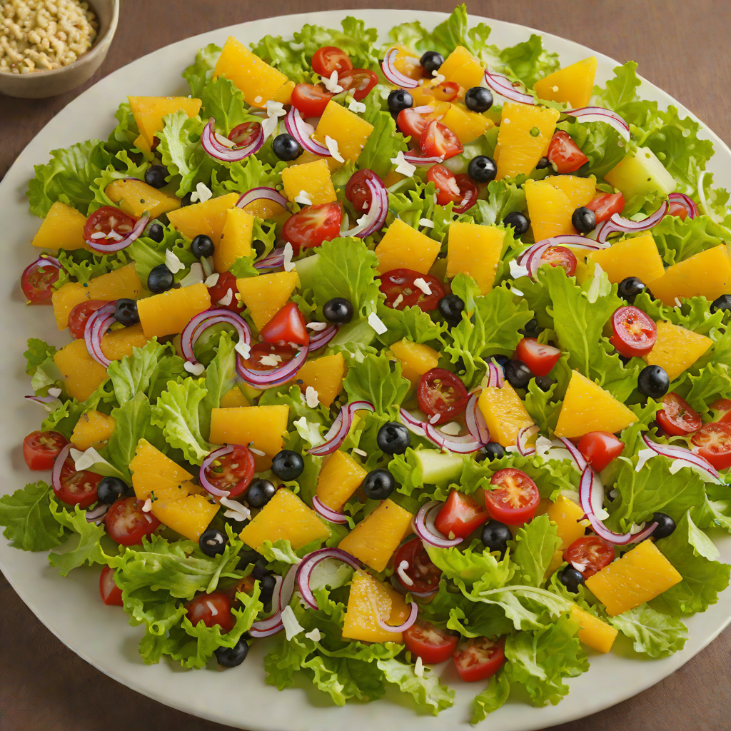 Rio Rancho Botanical Garden Salad with Citrus Vinaigrette