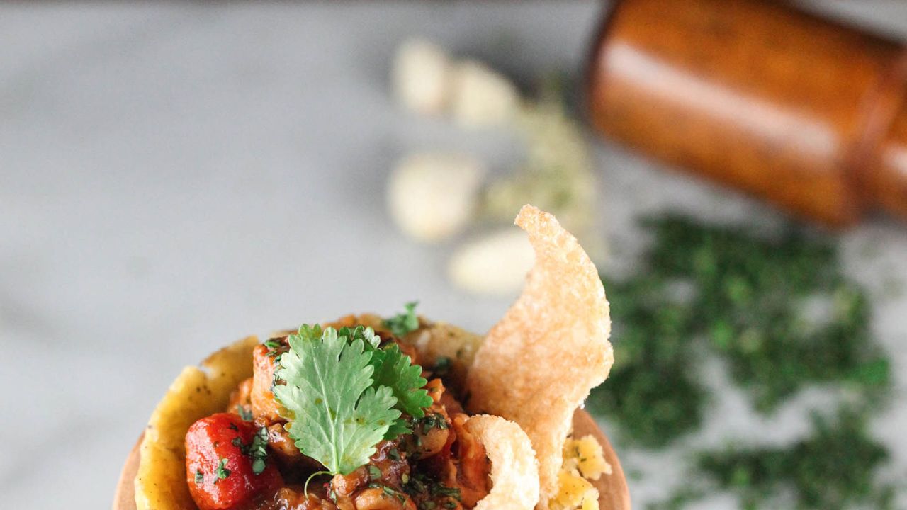 Puerto Rican-Style Mofongo with Chicken