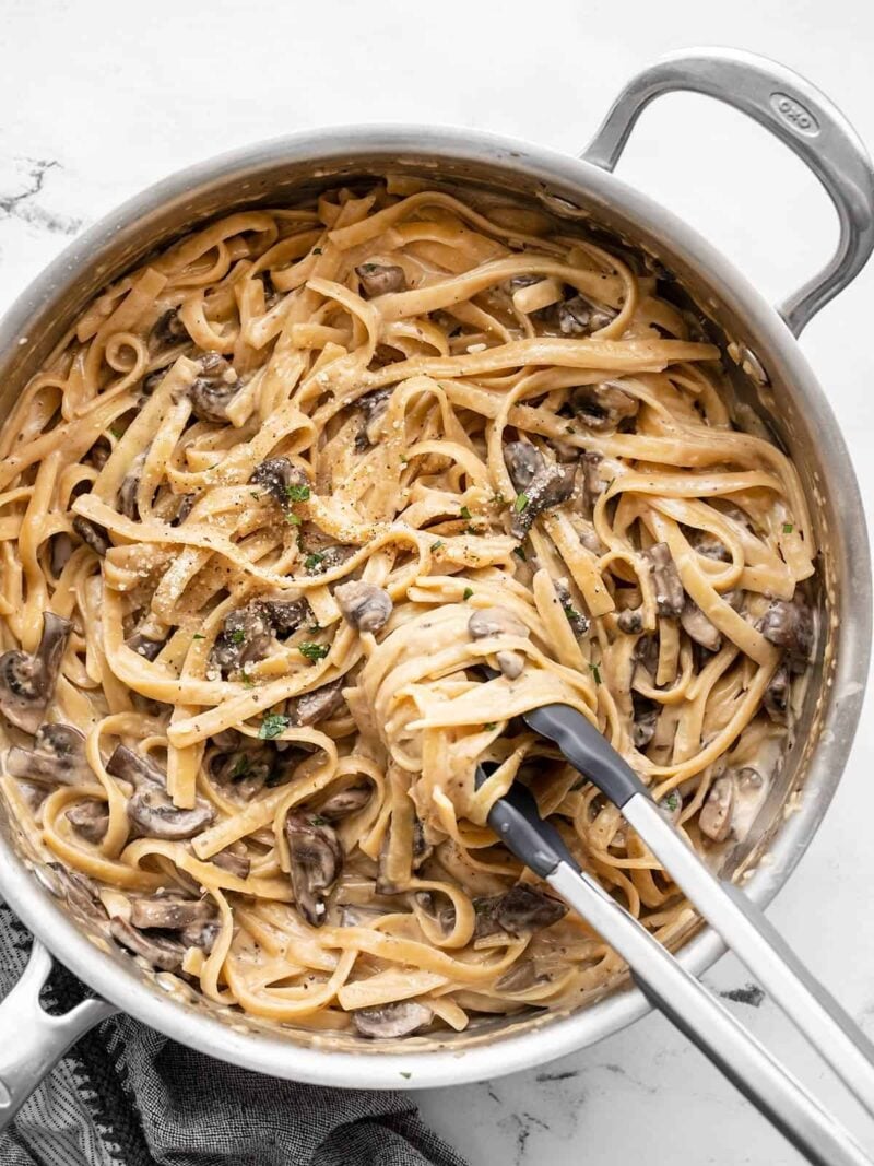 One-Pot Mushroom Pasta with Fresh Thyme
