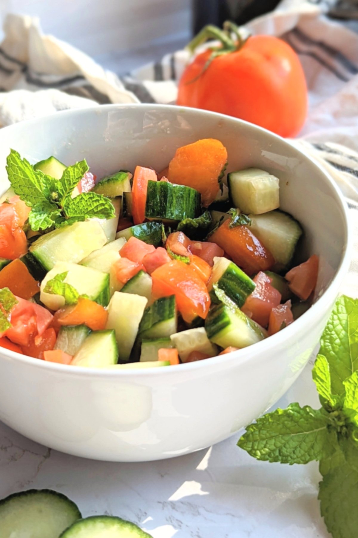 Cucumber-Mint Rebalancing Salad