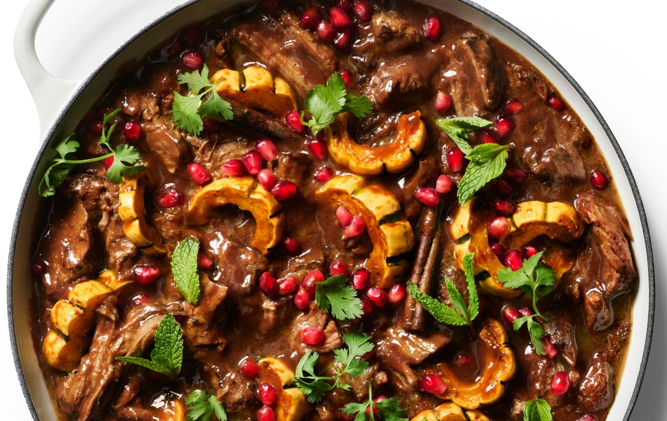 Persian Lamb Stew with Pomegranate Molasses