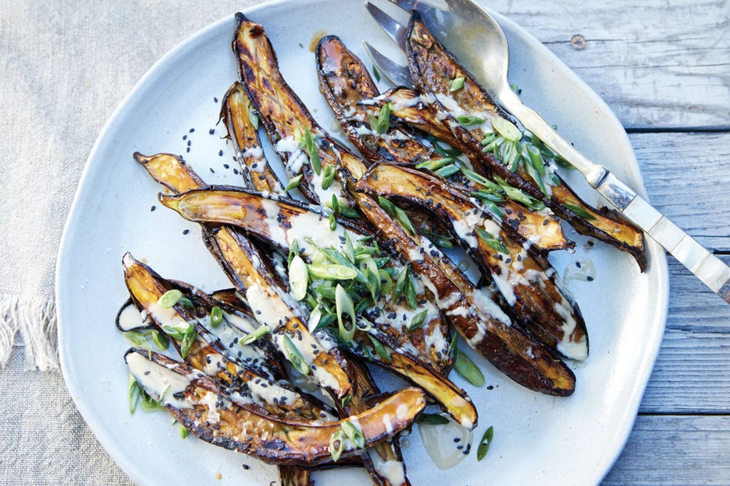 Smoky Miso-Glazed Eggplant with Sesame