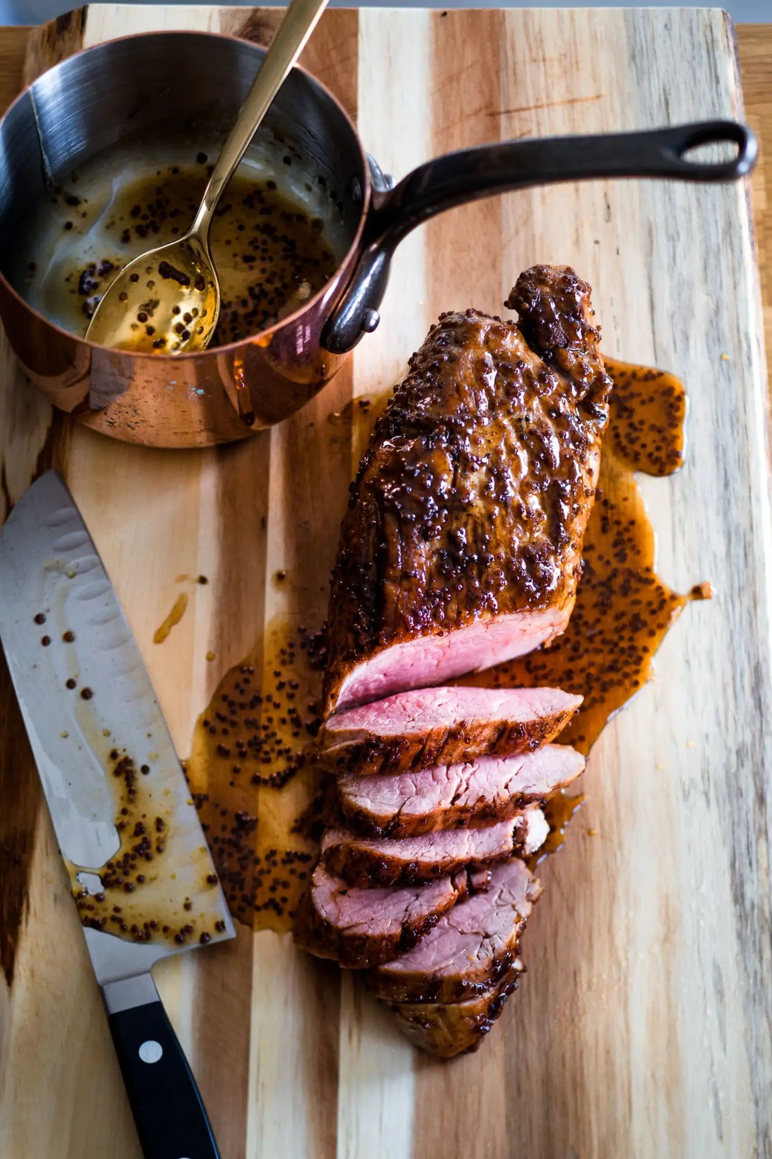 Radicchio and Honey-Glazed Pork Tenderloin