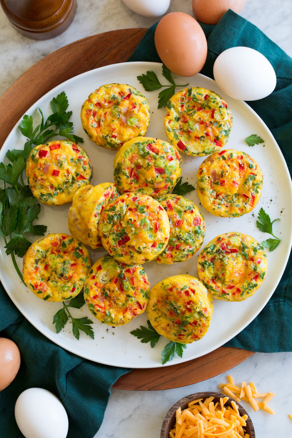 Avocado and Chive Egg Muffins