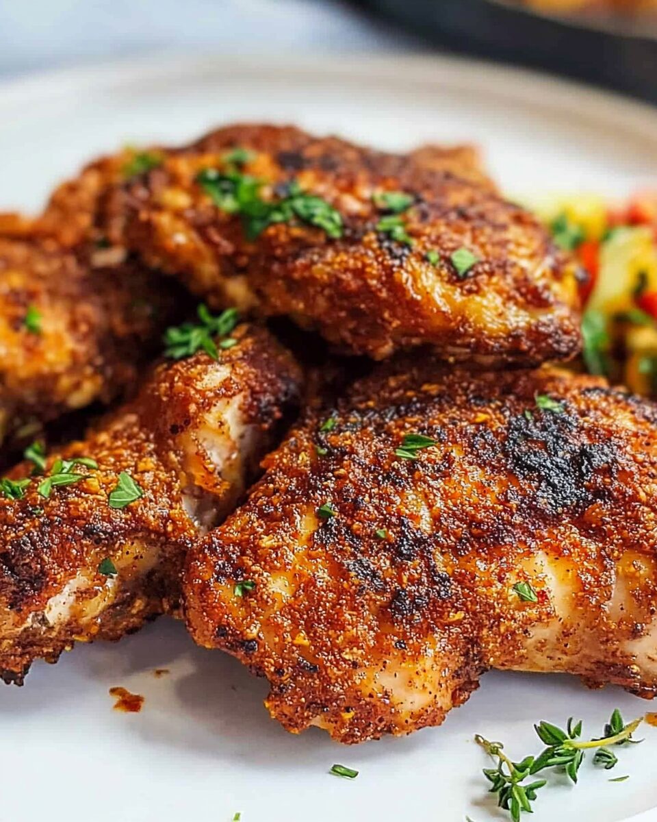 Pan-Seared Smoked Paprika Chicken with Lemon