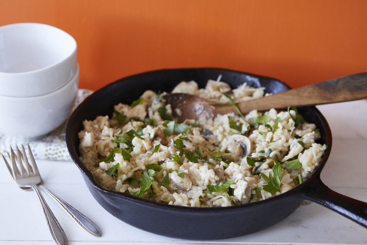 One-Pot Chicken and Mushroom Risotto