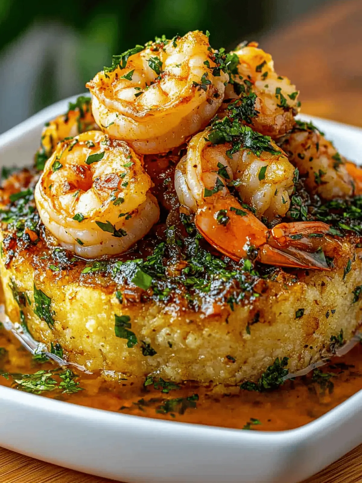 Coconut-Crusted Shrimp with Mofongo