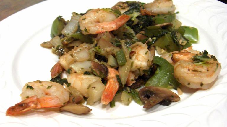 Stir-Fried Shrimp with Tofu and Bok Choy