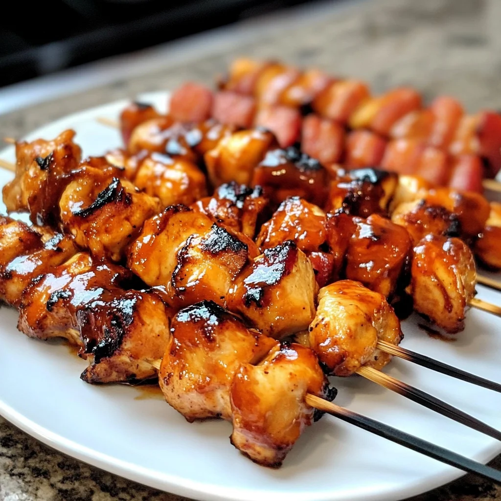 Arlington-Style Barbecue Chicken Skewers