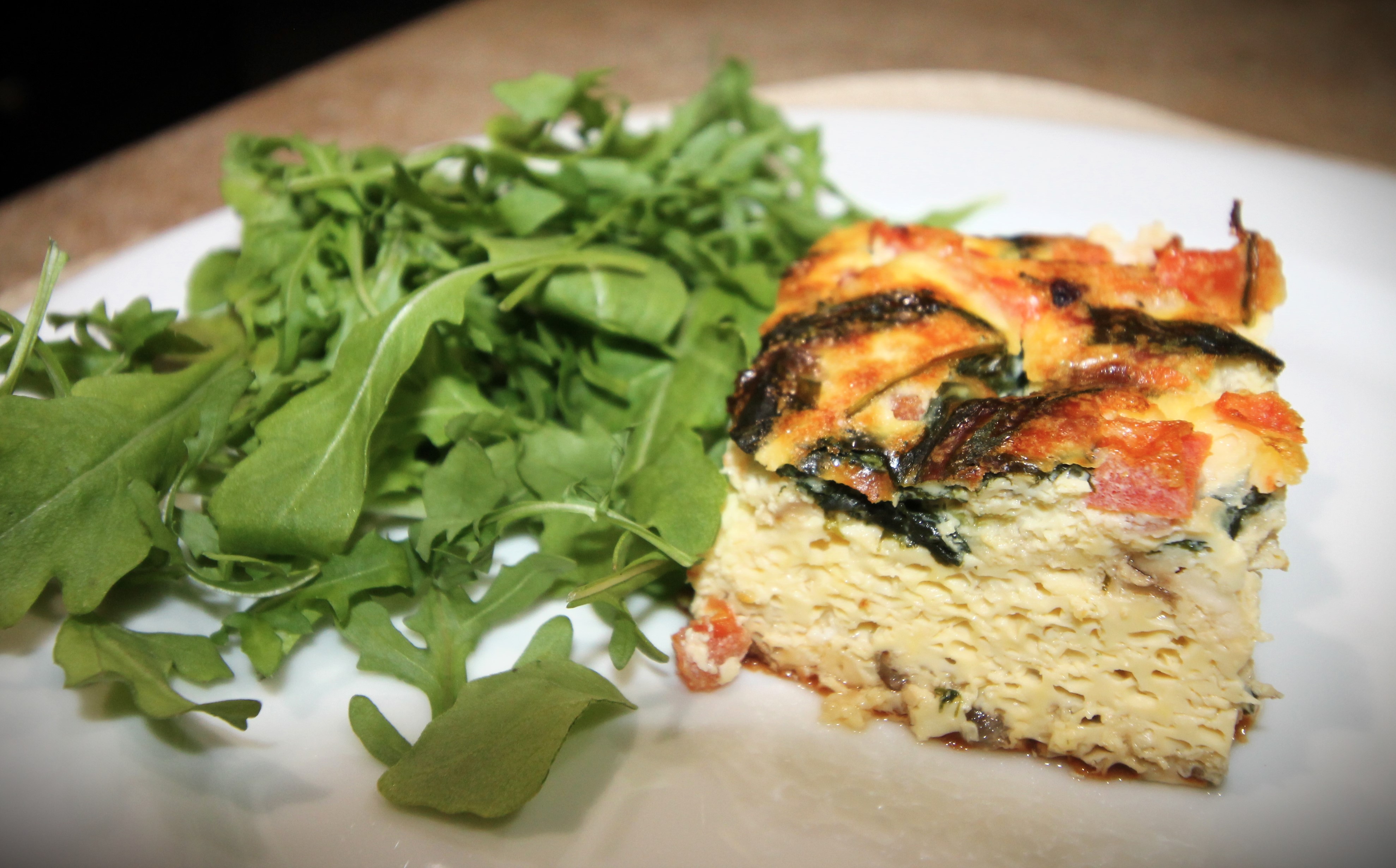 Slow-Baked Spinach and Feta Breakfast Casserole