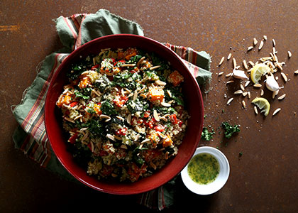 Citrus-Dressed Roasted Vegetable Quinoa Salad