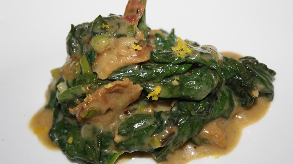 Hidden Ingredient Creamed Spinach with Lemon Zest