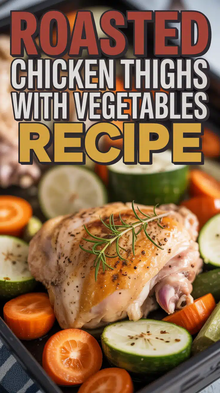 Cumin-Spiced Chicken Thighs with Roasted Vegetables