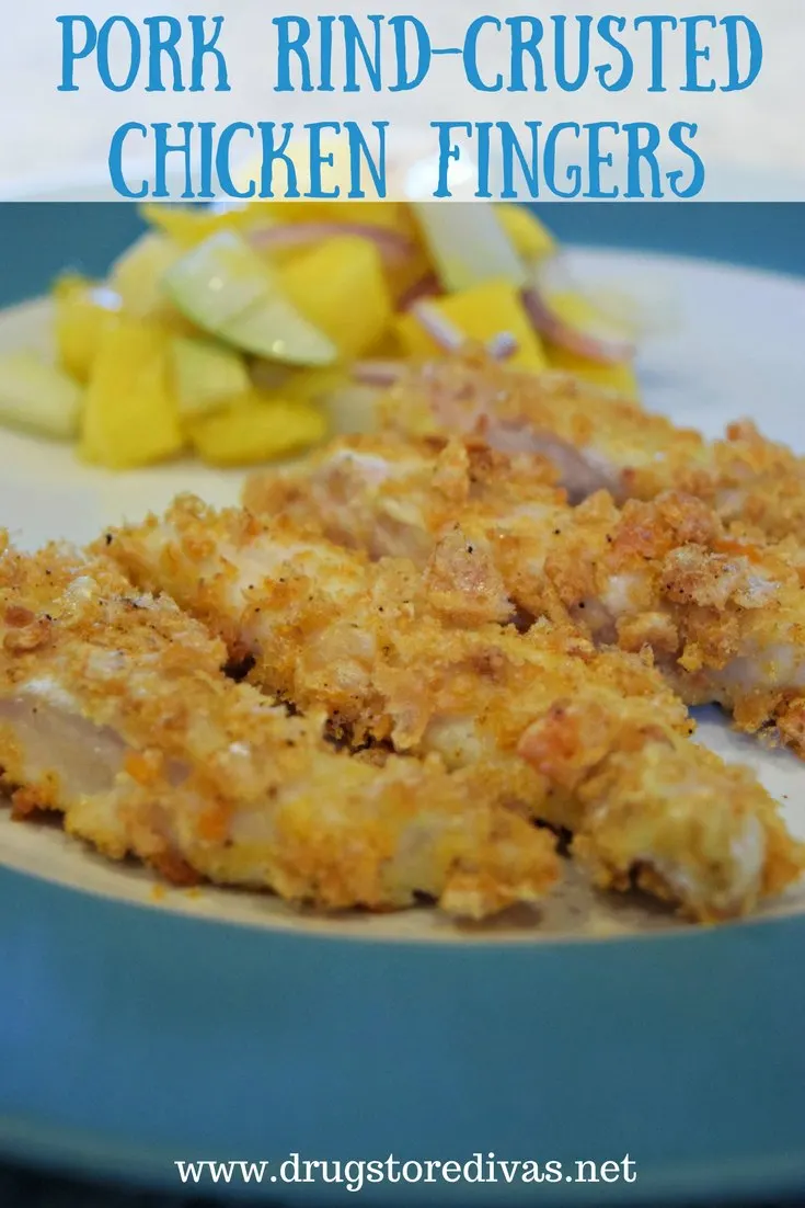 Pork Rind-Crusted Chicken Nuggets with Lemon-Dill